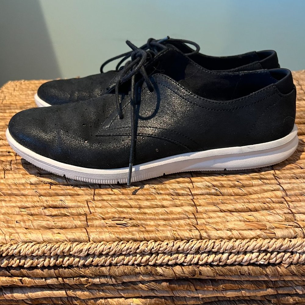 Rockport Leather City Lites/w Gold